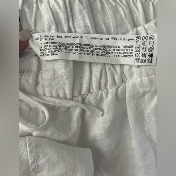 Zara linen straight leg joggers-relaxed fit-Never worn, new with tags. - Picture 15 of 15